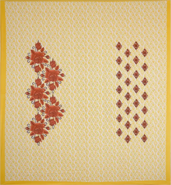 Jaipur_Print_Cotton_Double_Printed_Flat_Bedsheet__(Pack_of_1,Yellow)